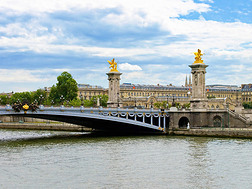 巴黎风景-亚历山大三世大桥