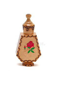 玫瑰油木瓶