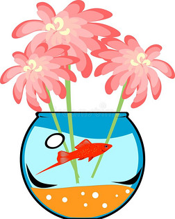 鸭嘴鱼图片插画|鸭嘴鱼鱼缸