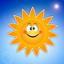 夏天的太阳很有趣
