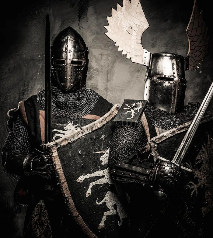两个中世纪的骑士