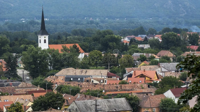 全景图中世纪城镇匈牙利埃格尔