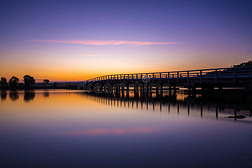 桥在贝马圭，新南方，威尔士，澳大利亚