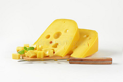 奶酪和奶酪刀