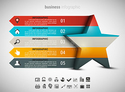 创意商业信息图表