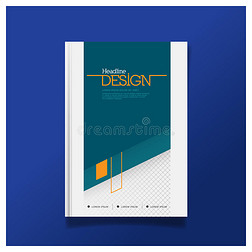 商业小册子传单封面设计版式模板，a4大小