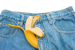 大香蕉伸出男人牛仔裤，如阴茎作为效力的概念
