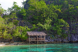 菲律宾巴拉望省冠状岛。