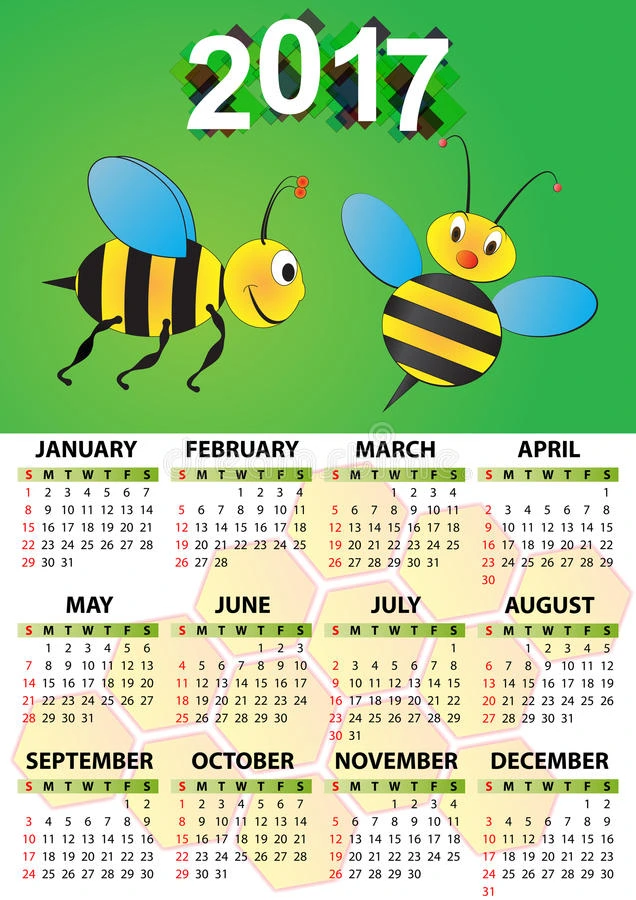 2017年蜜蜂日历