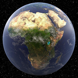地球专注于非洲