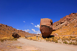 五颜六色的红岩圣安东尼奥德洛斯科布雷斯阿根廷