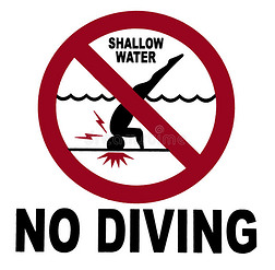 禁止潜水标志