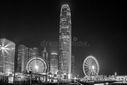 香港黑白现代建筑
