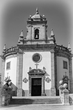 教堂关于beginningofmont月初耶稣是cruzeiro克鲁赛罗,巴塞卢什,葡萄牙