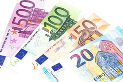 欧元现金钞票.欧元钱背景.放置关于欧式curr