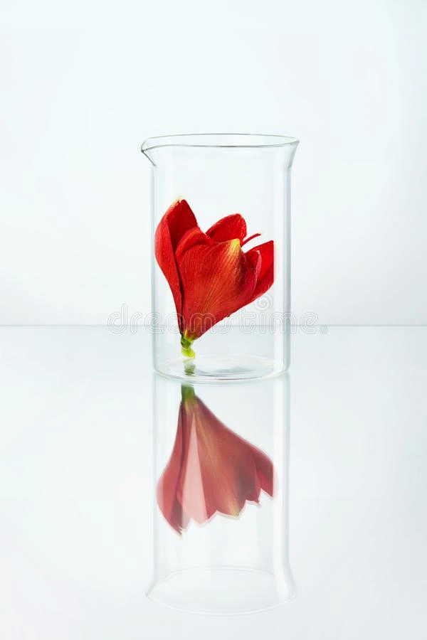花采用实验室玻璃