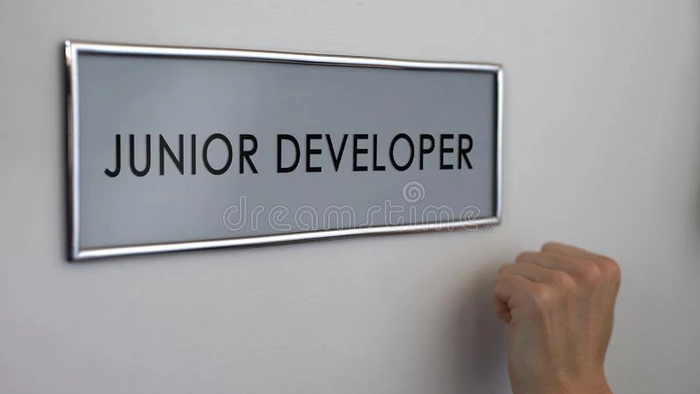 较年幼的开发者办公室门,手爆震音,软件管理者
