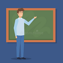 教师和黑板设计