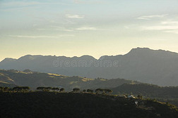 西班牙安大路西亚朗达山全景画4水平蓝色天
