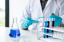 生物化学实验室研究,科学家或医学的采用实验室Colombia哥伦比亚