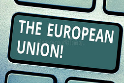 文本符号展映指已提到的人欧洲的同盟.观念的照片好的向whiteiron白铁