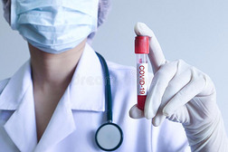 科维德-19科拉纳病毒肺炎医学的血和疫苗化学